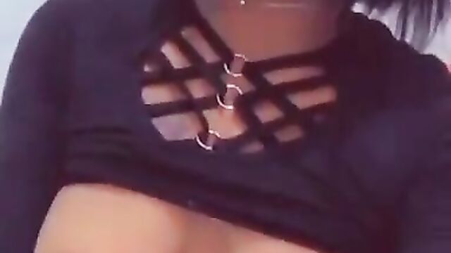 Nigerian Runs Girl With Pointed Breasts, Strips Naked, Showing Boobs And Ass To Her Sugar Daddy In Public, Allegedly In Grand Valley Hotel, Abuja - Part 1