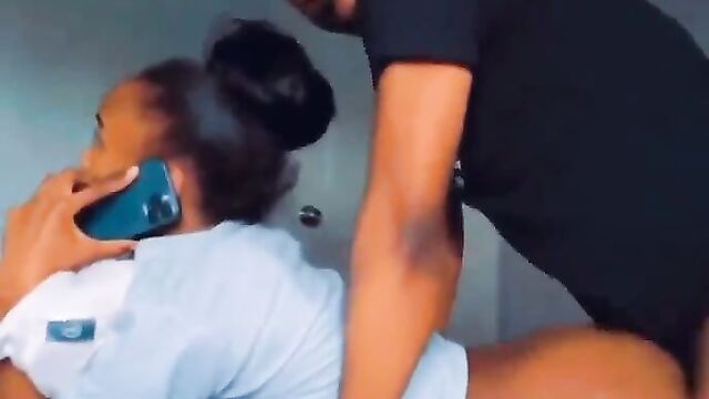 She Was Having Doggy Style Sex With Her Boyfriend's Friend While On The Phone With Her Boyfriend - 3 image