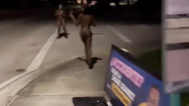 Naked Black Women Showing Boobs And Ass In Public - 5 image