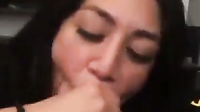 She Got Caught While Sucking Dick In Public - 3 image