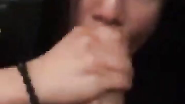 She Got Caught While Sucking Dick In Public - 4 image
