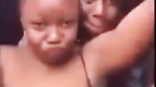 Nigerian Girls Showing Breasts In Public For Money - 1 image