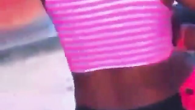 Breasts Pop Out As Nigerian Girl With Big Breasts Gets Beaten Up In Public - 4 image