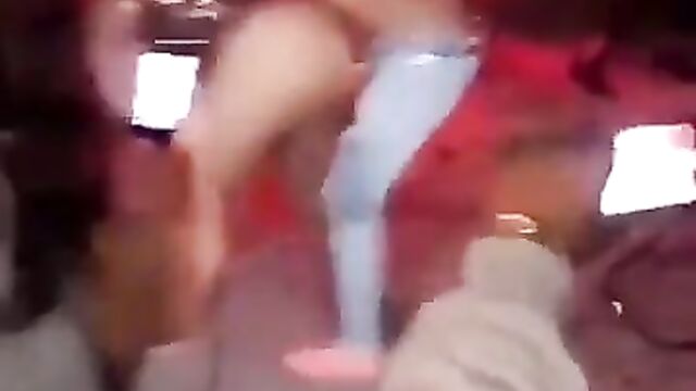 Boobs Out In Public As 2 Strippers Get Caught Fighting Over Cash