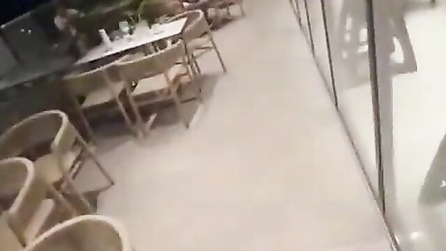 Crazy Couple Caught Having Sex In A Public Restaurant - 1 image