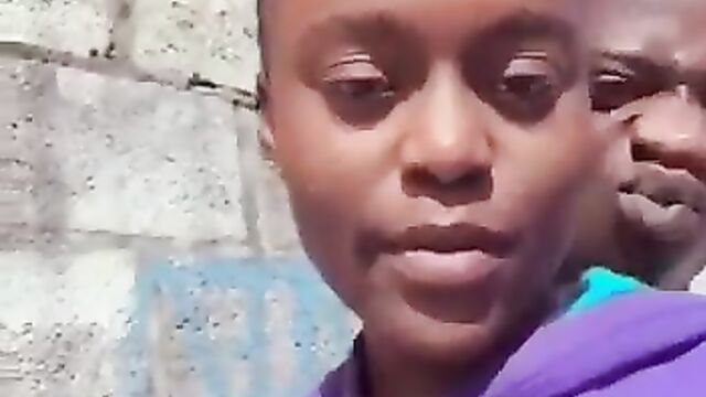 Naked African School Girl And School Boy Doggy Style Sex Tape - Part 1 (Full Video 18+) - 1 image