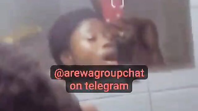 Ghana SHS Students Bathroom Doggy Style Sex Tape