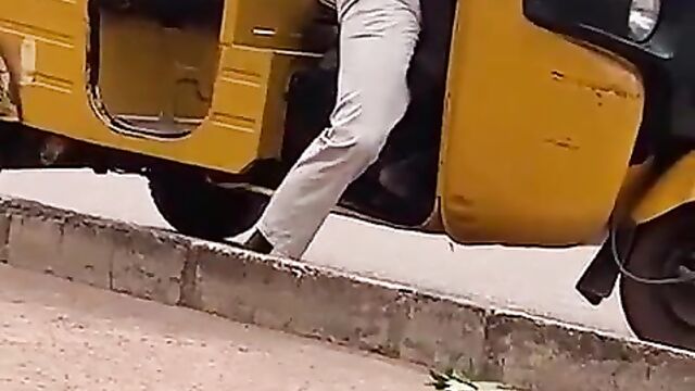 Keke Driver Caught Masturbating And Cumming In Public - 4 image