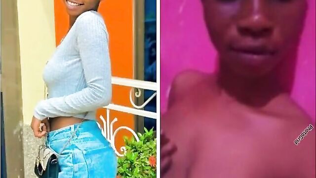 Nude Video Of SHS Student Showing Her Big Breasts To Her Boyfriend On Video Call - 4 image