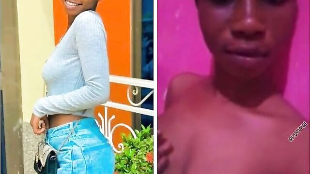 Nude Video Of SHS Student Showing Her Big Breasts To Her Boyfriend On Video Call - 5 image