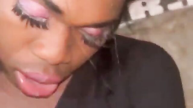 'Lady' Caught Red-handed With A Penis In Public - 1 image