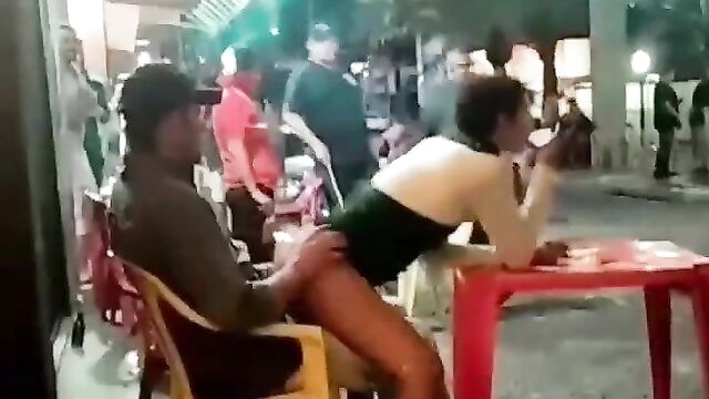 Couple Caught Fucking In A Public Restaurant And Kicked Out! - 1 image