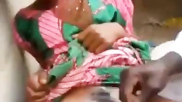 Aboki Caught Shaving Hausa Girl's Bushy Pussy In Public