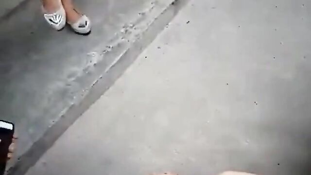 Pussy And Breasts Exposed In Public As Cheating Side Chick Gets Caught, Stripped Naked, Beaten And Tied Up In Public For Fucking Her Madam's Husband - 5 image