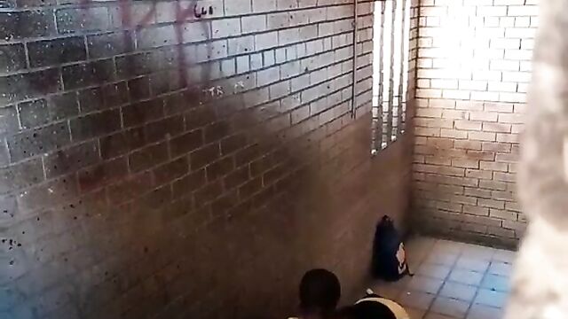 Students Having Sex On The Staircase In Mzansi High School In Public - 1 image