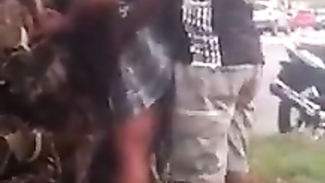 Elderly Black Couple Caught Having Sex In Public In Broad Daylight - 1 image