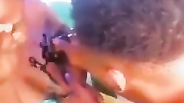 Nigerian Prostitute getting Breast Tattoo - 3 image