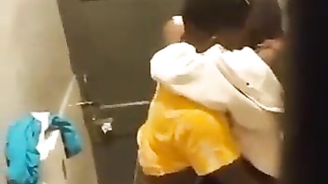 Christine Nampeera Raw Sex In The Toilet Sex Tape (Full Video 18+) - 1 image