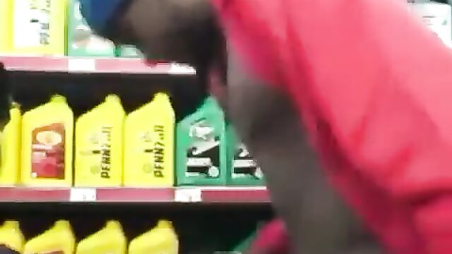 Girlfriend With Big Ass Caught Having Doggy Style Sex In Public In McDonald's Store - 5 image