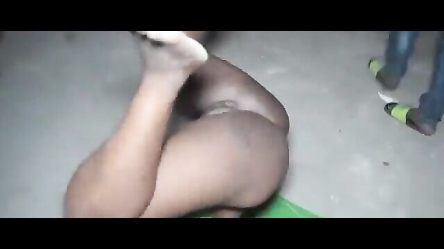 Eating South African Pussy In Public At A Party