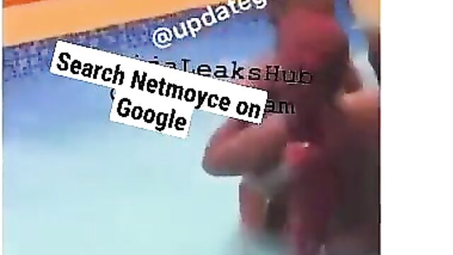 2 University Students Caught Having Sex In The Pool In Public (Full Video 18+) - 4 image