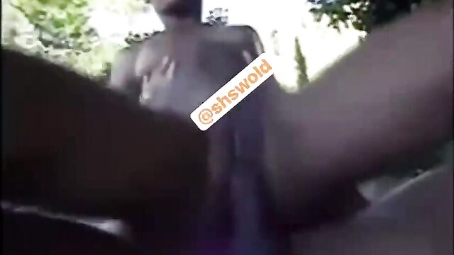 Naked Jamaican School Girl Having Sex In The Bush In Public - 4 image