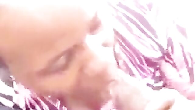 She Gave Him Blow Job And He Fingered Her And Rubbed His Dick On Her Wet Pussy Until She Started Squirting - 1 image