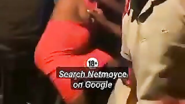 Boyfriend Playing With Drunk African Girl's Boobs And Nipples At A Club Party In Public