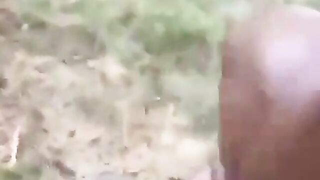 Naughty Students Caught Having Doggy Style Threesome Sex In The Bush In Public With A Girl With Big Nyash