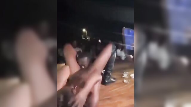 Black Man Sucking Pussy And Sex In Public In An African Party