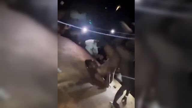 Black Man Sucking Pussy And Sex In Public In An African Party - 5 image