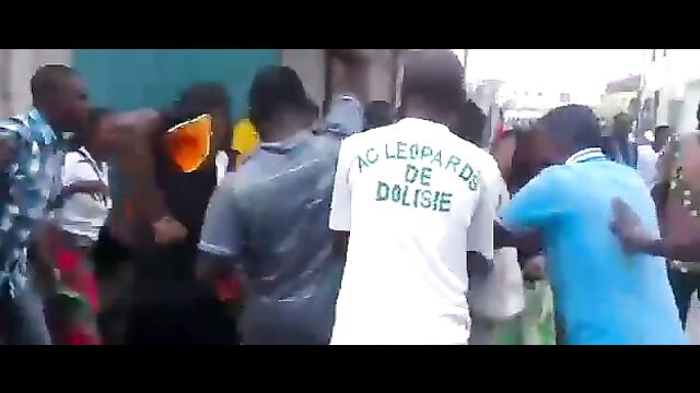 Nigerian Woman With Big Breasts Stripped Naked And Beaten In Public For Allegedly Sending Robbers After Bank Customers