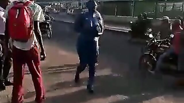 'Blue' Naked Mad Woman With Big Breasts And Big Nyash Caught In Public In South Africa - Part 1 - 1 image