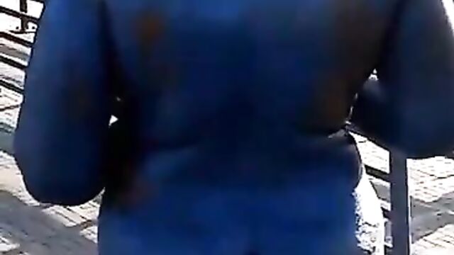 'Blue' Naked Mad Woman With Big Breasts And Big Nyash Caught In Public In South Africa - Part 1 - 5 image