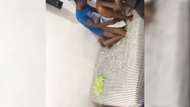 Horny Nigerian Girl Getting Fucked By Two Of Her Friends In Her Father’s House - 3 image