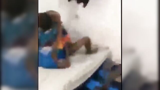 Horny Nigerian Girl Getting Fucked By Two Of Her Friends In Her Father’s House - 5 image