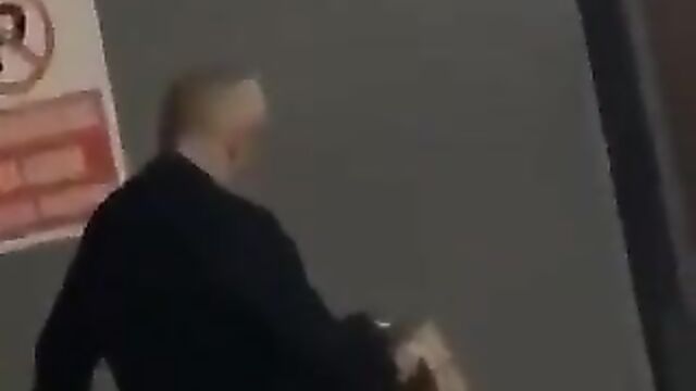 Naked Girlfriend Giving Sugar Daddy Blow Job In Public - 1 image