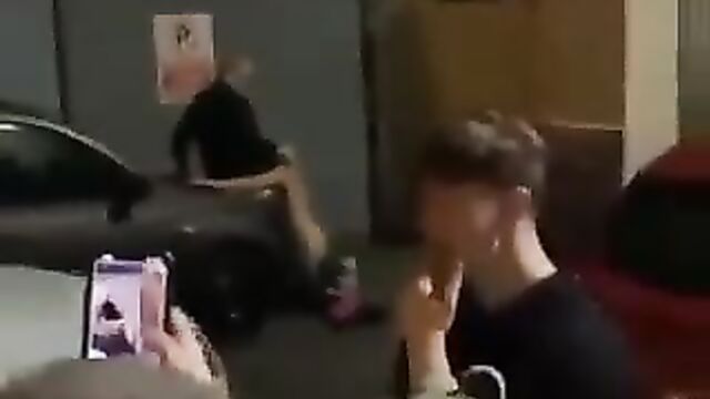 Naked Girlfriend Giving Sugar Daddy Blow Job In Public - 5 image