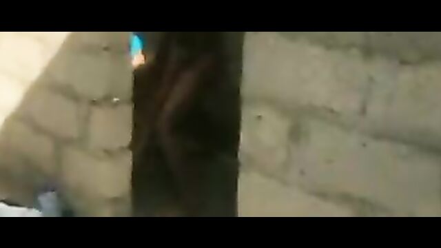 Naked African Couple Caught Having Doggy Style Sex In An Uncompleted Building In Public - 1 image