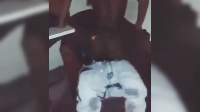 Black Man Fucking A Naked Whore At A Jamaican Party In Public - 5 image