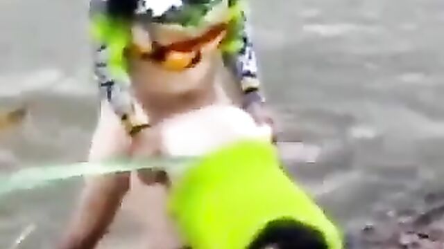 Couple Caught Having Sex By The Riverside - 4 image