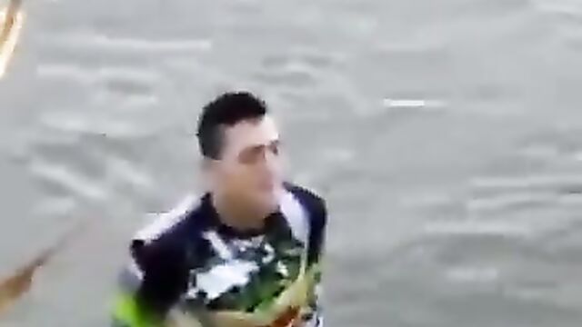 Couple Caught Having Sex By The Riverside - 5 image