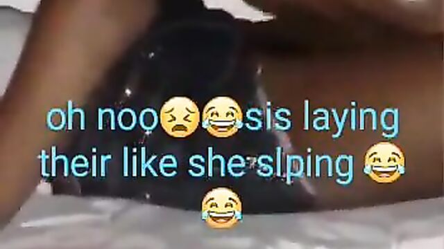 Girl ‘Sleeping’ While Man With Small Dick Is Having Sex With Her