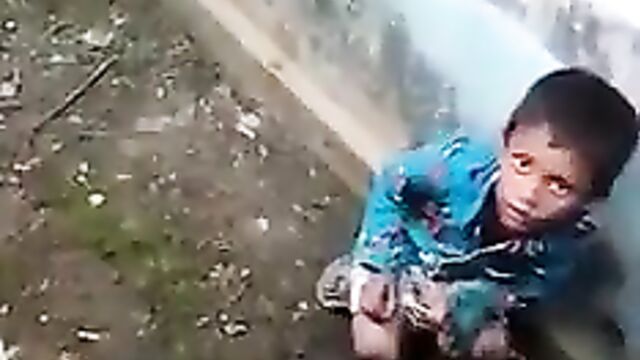 Children Caught Smoking In The Backyard