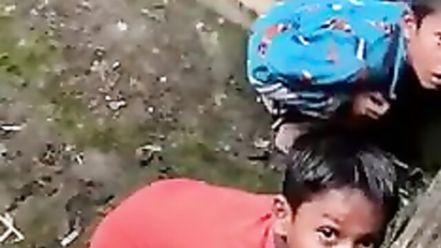 Children Caught Smoking In The Backyard - 4 image