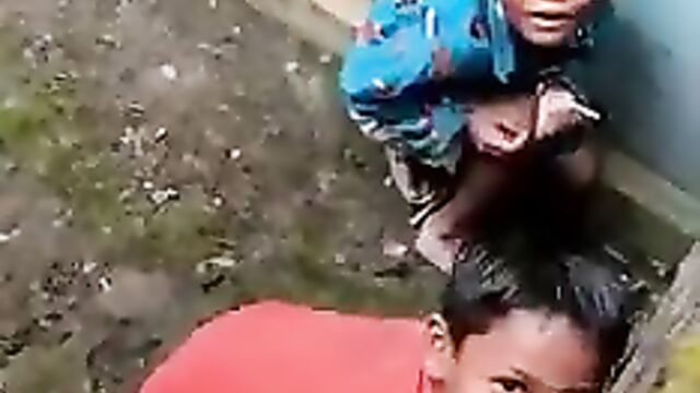 Children Caught Smoking In The Backyard - 5 image