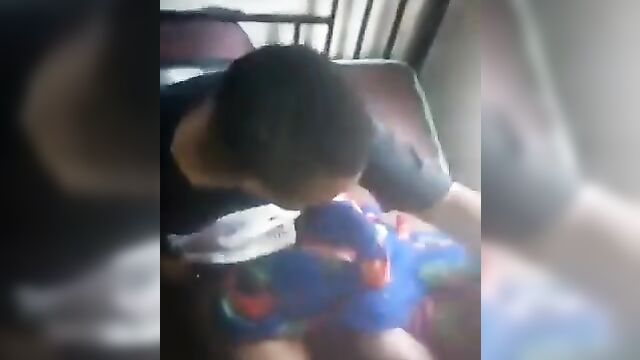 Student Caught Banging His Busty Girlfriend After School - 2 image