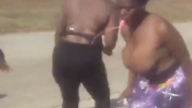 2 Mzansi Women Wilding With Naked Big Breasts In Public - 3 image