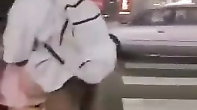 Crazy Couple Roadside Threesome Sex And Blow Job In Public - 4 image