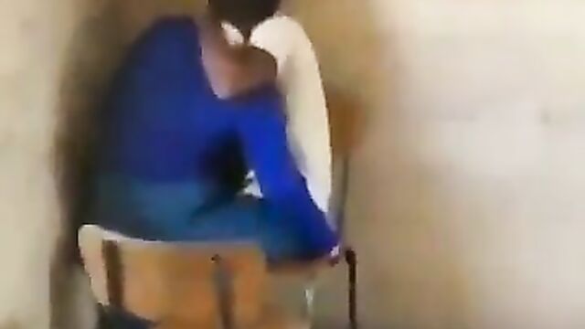 Corrupt Students Caught Doing It In Class With Uniform In Public - 1 image